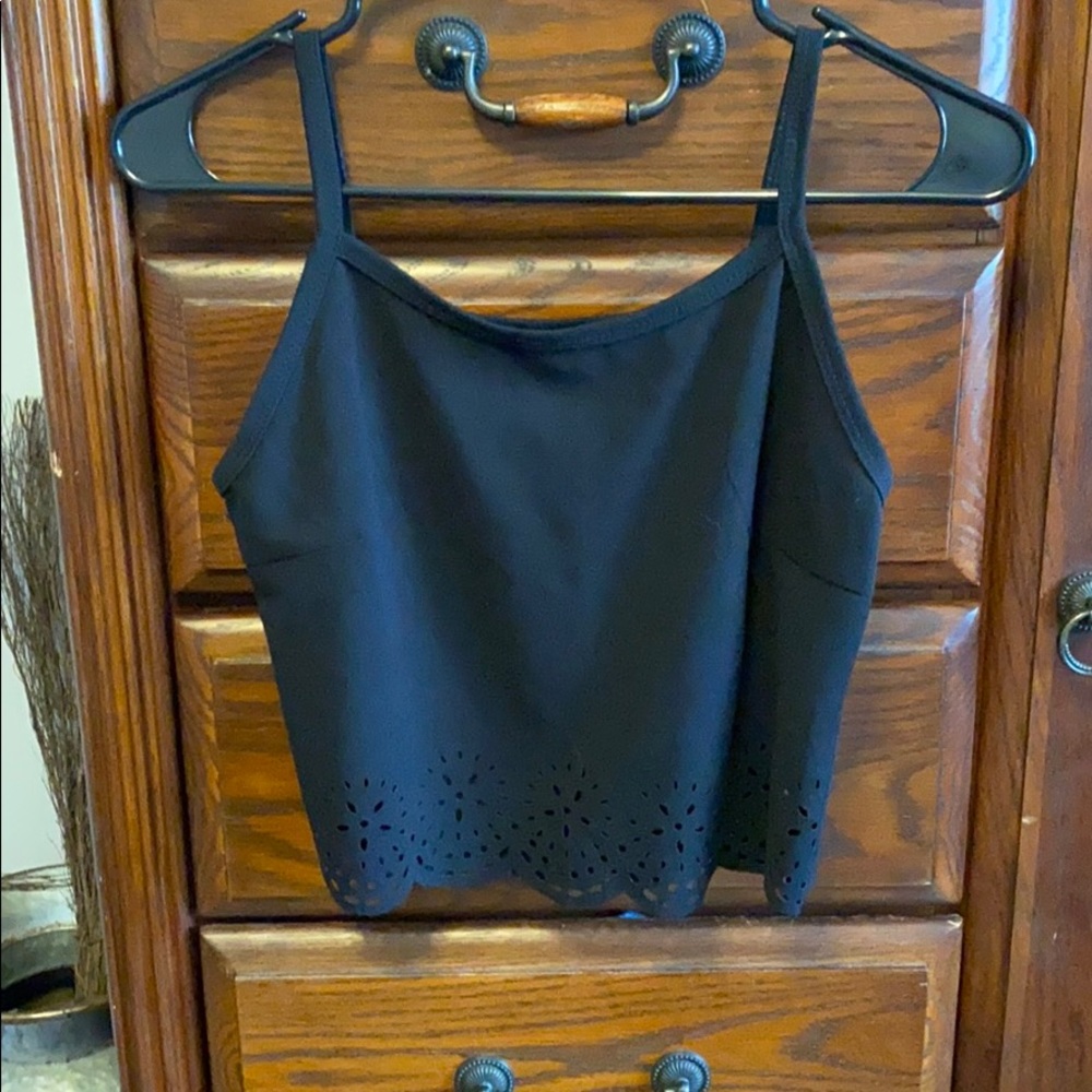 Black Crop Top